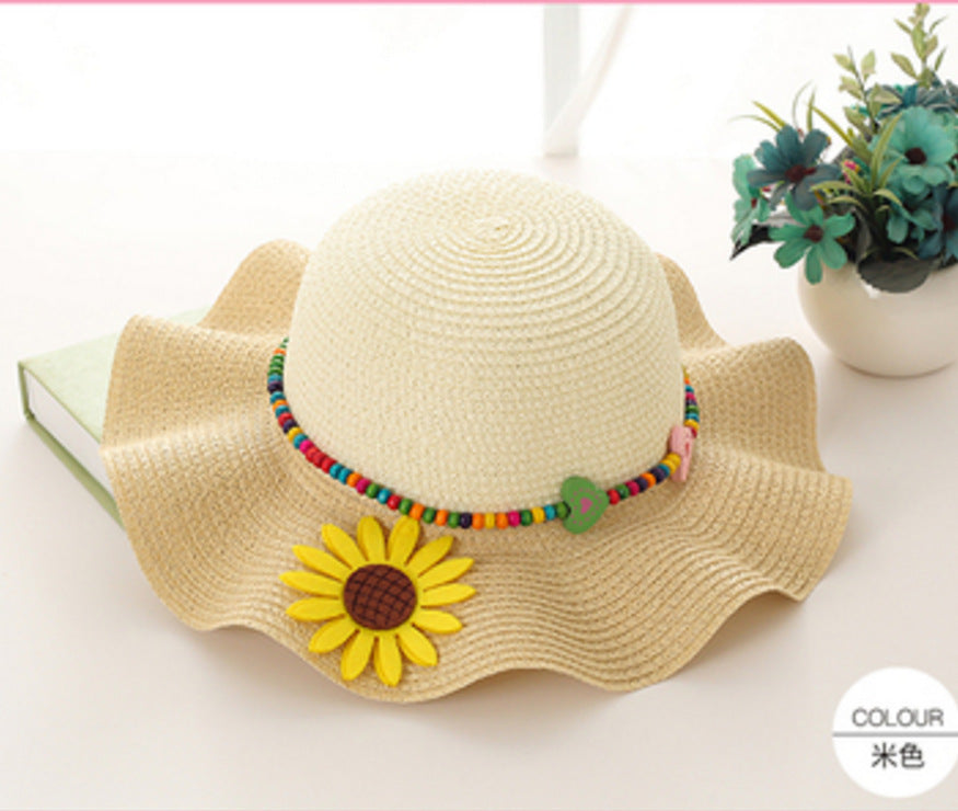 summer sun shade straw hat set
