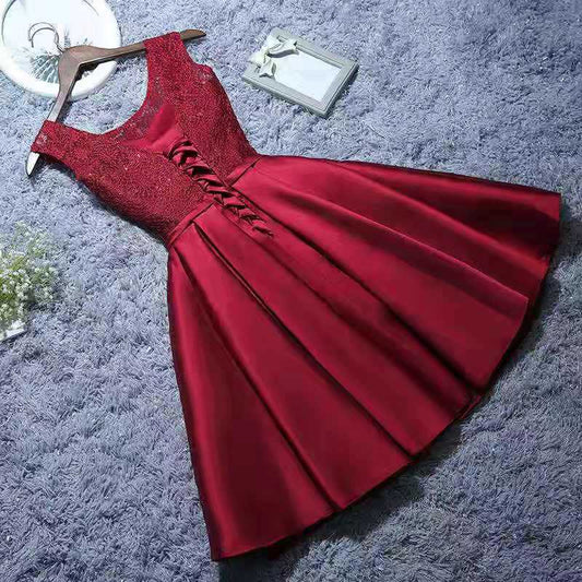 Evening Dress Female 2021 New Korean Version Banquet Dress Student Temperament Slim Dress Girlfriend Dress Bridesmaid Dress