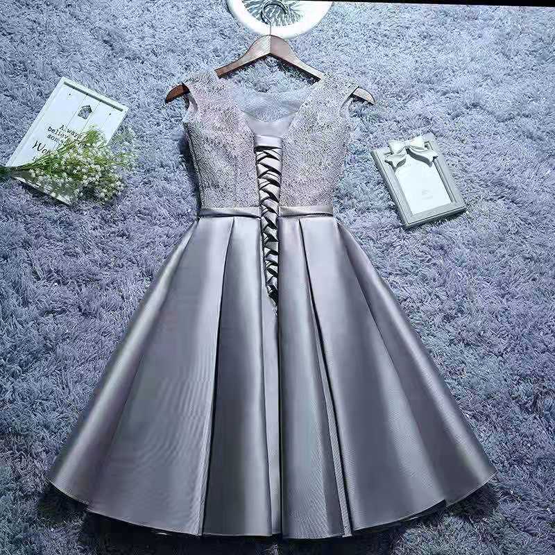 Evening Dress Female 2021 New Korean Version Banquet Dress Student Temperament Slim Dress Girlfriend Dress Bridesmaid Dress