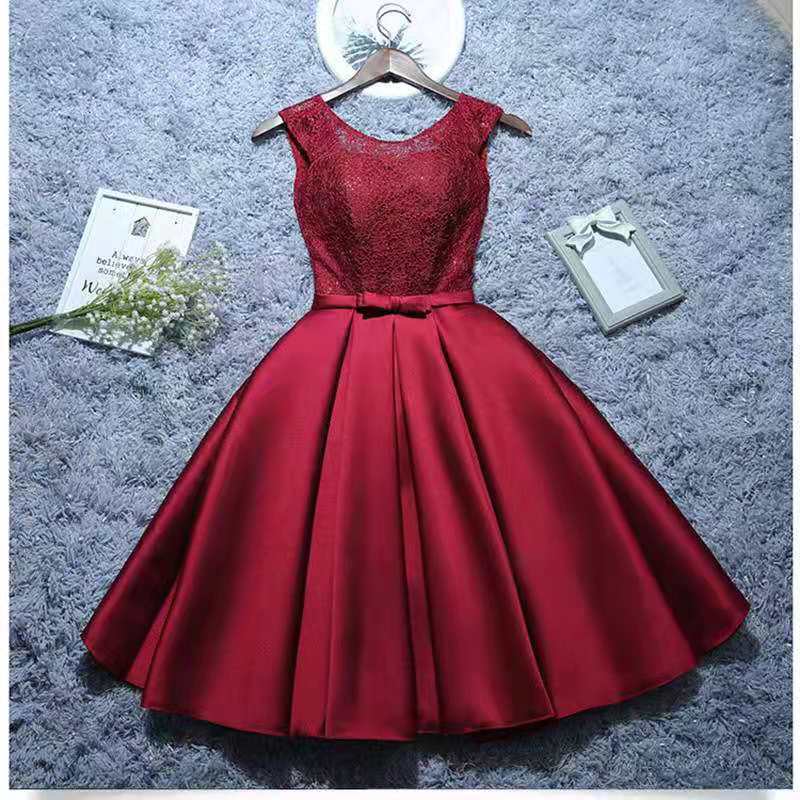 Evening Dress Female 2021 New Korean Version Banquet Dress Student Temperament Slim Dress Girlfriend Dress Bridesmaid Dress