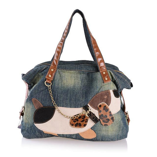 Casual Denim Women's Handbag