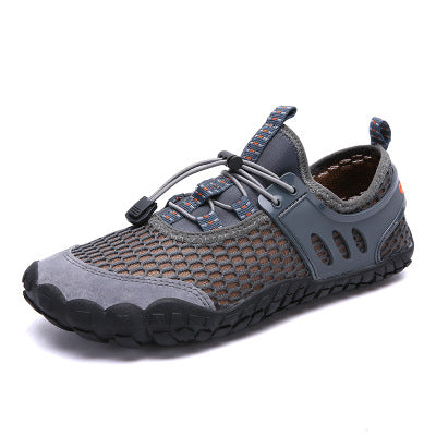 Mountaineering casual shoes couple models large size outdoor wading shoes quick-drying elastic band