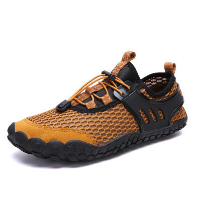 Mountaineering casual shoes couple models large size outdoor wading shoes quick-drying elastic band