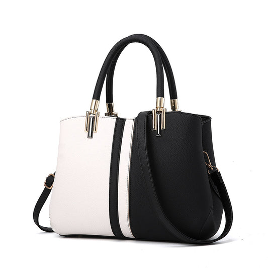 Luggage Handbag Woman Handbag Handbag Shoulder Diagonal Bag Elegant Contrast Color Simple Fashion Xg311