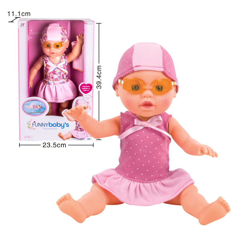 Electric floating swimming doll