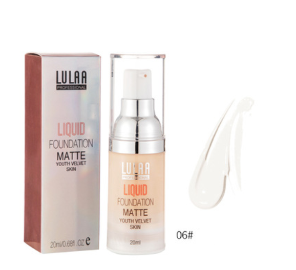 Waterproof matte liquid foundation