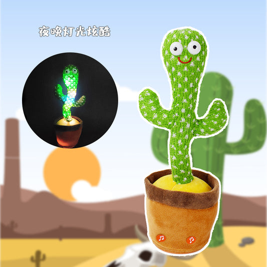 Dancingcactus Vibrato With The Same Cactus Music Glowing Recording Twisting Cactus Toys Wholesale