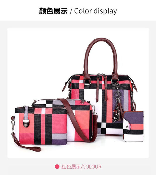 new fashion Handbags New four pieces shoulder Bag Diagonal bag