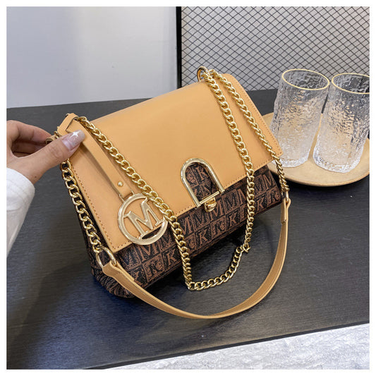 Presbyopic Lett female 2021 Autumn New Trendy Fashion Chain Handbag Large Capacity One-shoulder Diagonal Small Square Bag