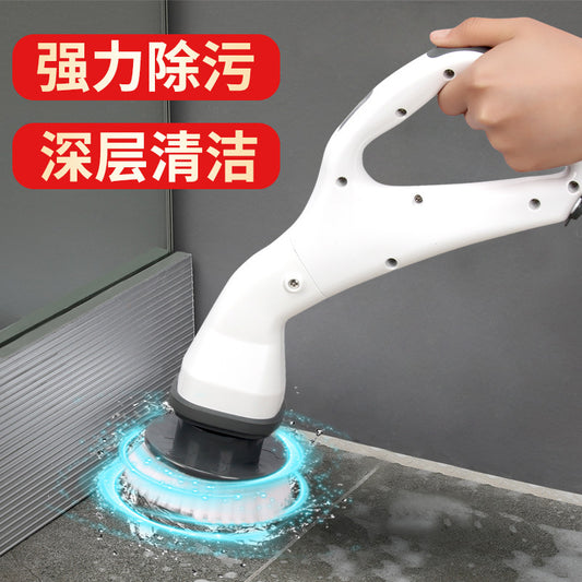 Multifunctional Bathroom Floor Brush Electric Cleaning Brush Tile Bathroom Household Rechargeable Gap Cleaner Brush