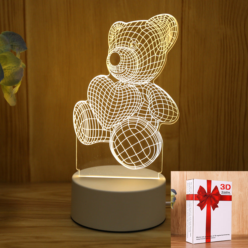 3D Night Light LOGO Welfare Holiday Gift Opening Event Advertising Gift Night Light