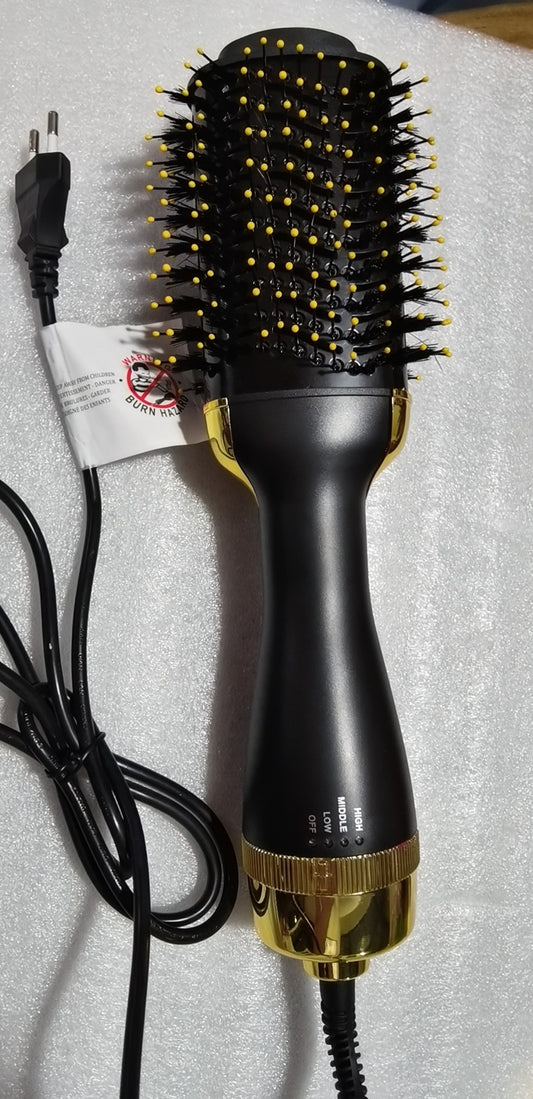 Wet And Dry Straight Curler, Negative Ion Hair Care, Fluffy Hot Air Comb, 2-in-1 Multi-function Hair Dryer