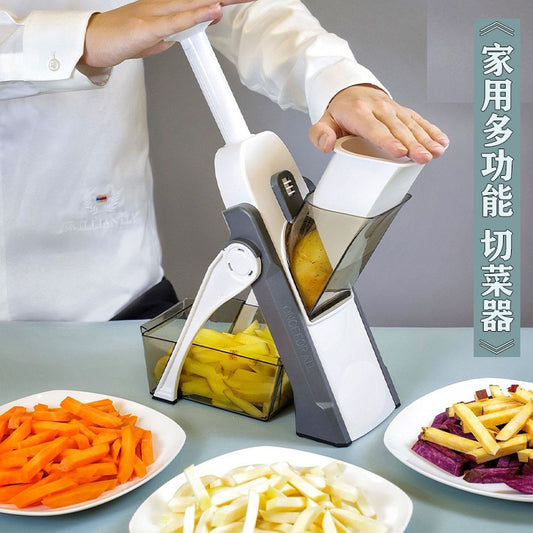 Cross-border Multi-function Vegetable Cutter Adjustable Grater Artifact Kitchen Household Vegetable And Fruit Slicing And Dicing Artifact